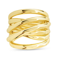 Sterling Silver Rebecca Layered Stacking Ring