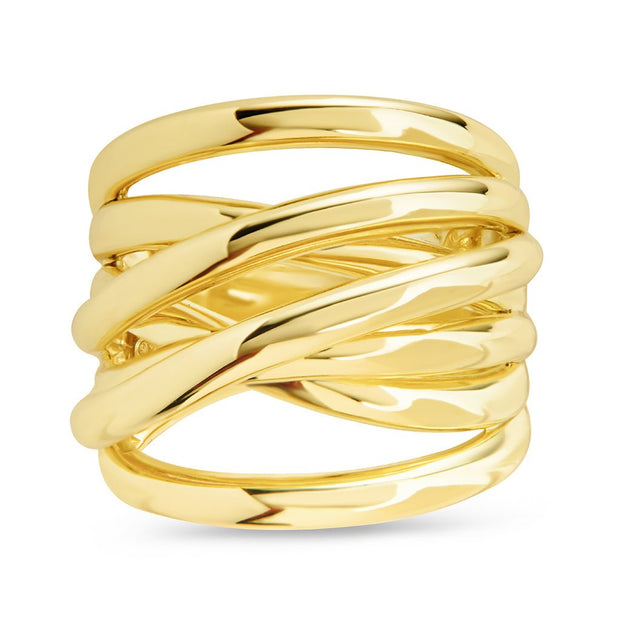 Sterling Silver Rebecca Layered Stacking Ring