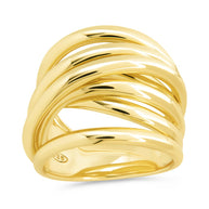 Sterling Silver Rebecca Layered Stacking Ring