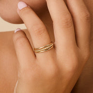 Sterling Silver Adele Stacking Ring