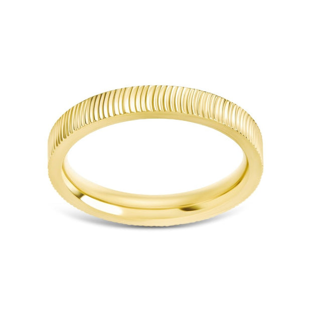 Herringbone Ribbed Ring