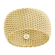 Sterling Silver Wide Mesh Ring