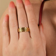 Textured Spinner Ring
