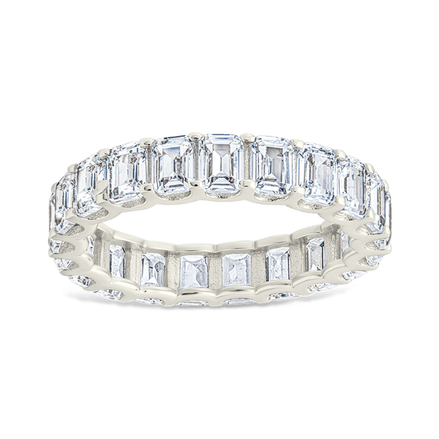 Sterling Silver Rio Baguette CZ Ring