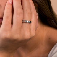Sterling Silver Bradley CZ Ring