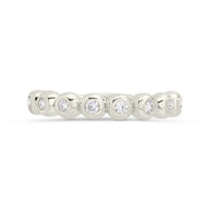 Sterling Silver Trisha CZ Bezel Ring