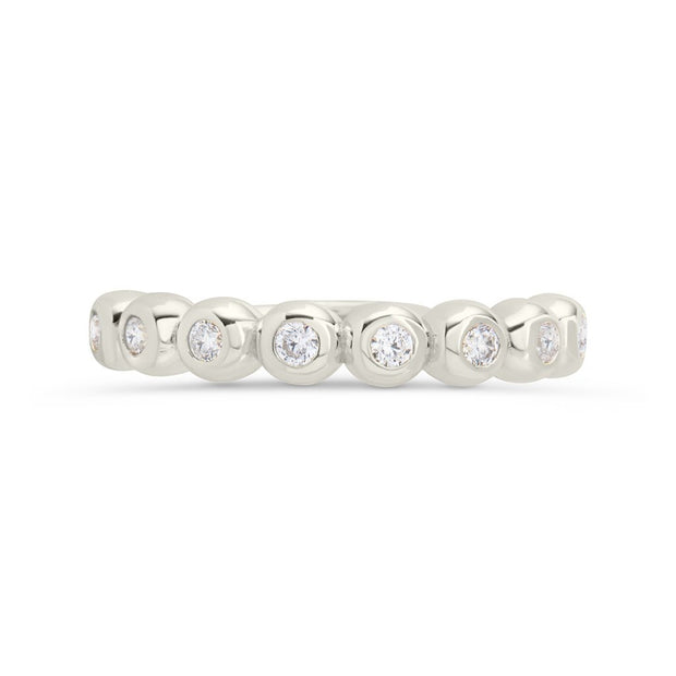 Sterling Silver Trisha CZ Bezel Ring