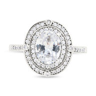 Sterling Silver Cohen CZ Ring