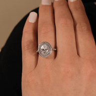 Sterling Silver Cohen CZ Ring