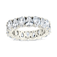 Sterling Silver Janis CZ Eternity Band Ring