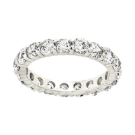Sterling Silver Gracie CZ Eternity Ring