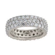 Sterling Silver Kate CZ Ring