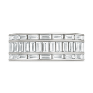 Sterling Silver Kate Baguette Eternity Ring