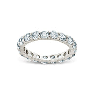 Sterling Silver Dainty Gracie CZ Eternity Ring