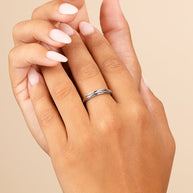 Textured Spinner Ring