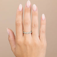 Sterling Silver Nixie Twist Band Ring