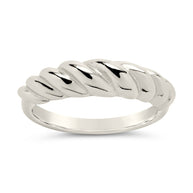 Sterling Silver Graham Twist Band Ring