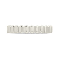 Sterling Silver Stacey Textured Band Ring