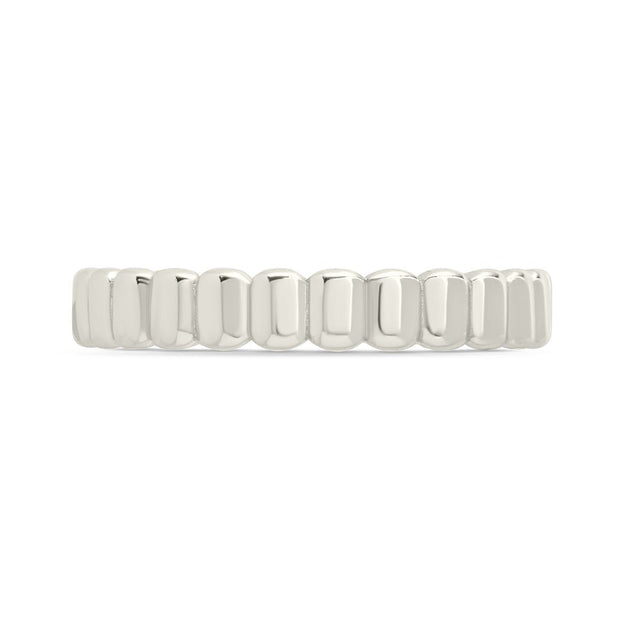 Sterling Silver Stacey Textured Band Ring