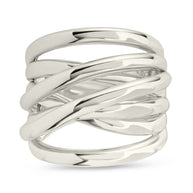 Sterling Silver Rebecca Layered Stacking Ring