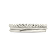 Sterling Silver Adele Stacking Ring