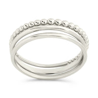 Sterling Silver Adele Stacking Ring