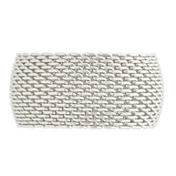 Sterling Silver Wide Mesh Ring