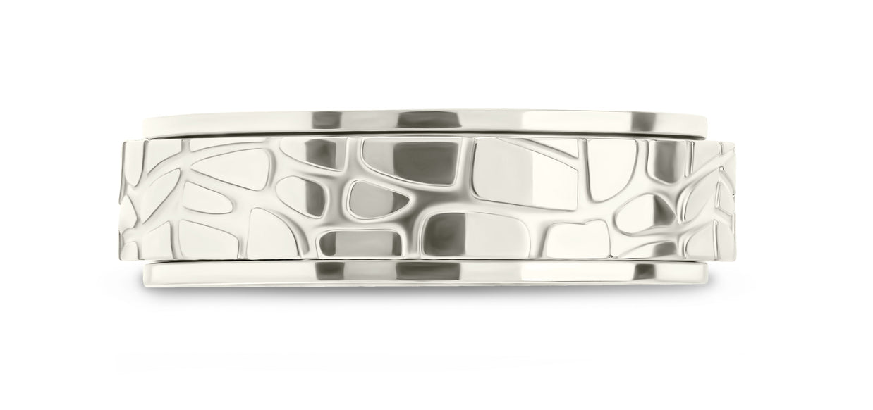 Textured Spinner Ring