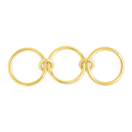 Sterling Silver Jasmin Link Stacking Ring
