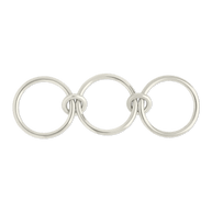 Sterling Silver Jasmin Link Stacking Ring