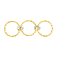 Sterling Silver Jasmin Link Stacking Ring