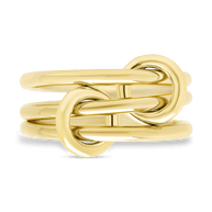 Sterling Silver Jasmin Link Stacking Ring