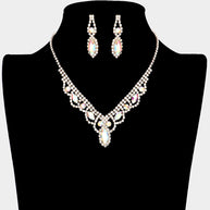 Crystal Rhinestone Pave Necklace