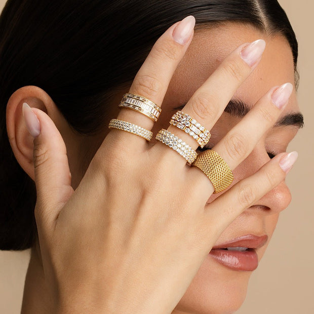 Sterling Silver Kornelia Eternity Ring