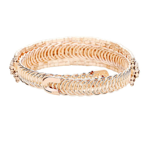 Rhinestone Pave Evening Bracelet