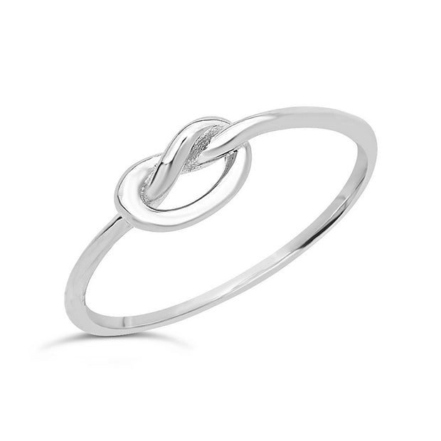 Sterling Silver Love Knot Ring