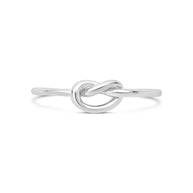 Sterling Silver Love Knot Ring