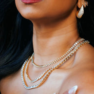 Trishna Noor Drop Tennis Necklace