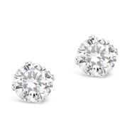 Sterling Silver 5mm CZ Stud Earrings