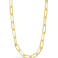 Sterling Silver Paperclip Chain Necklace
