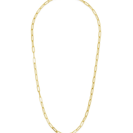 Sterling Silver Paperclip Chain Necklace
