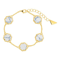 Rose Petal Station Bracelet