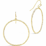 Gold and Silver Dangle Earrings