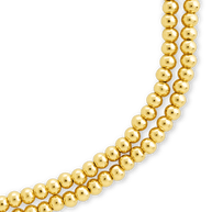 Sterling Silver Beaded Stretch Bracelet Sets