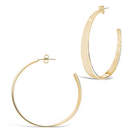 Graduating Hoop Earrings