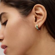 Mini Petra Huggie Hoops Multi