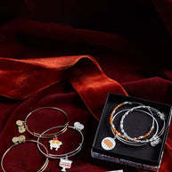 FRIENDS™ Holiday Armadillo Charm Bangle