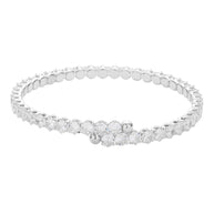 CZ Round Cluster Evening Bracelet