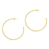 Rope Twist Hoops
