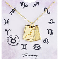 Zodiac Tag Necklace